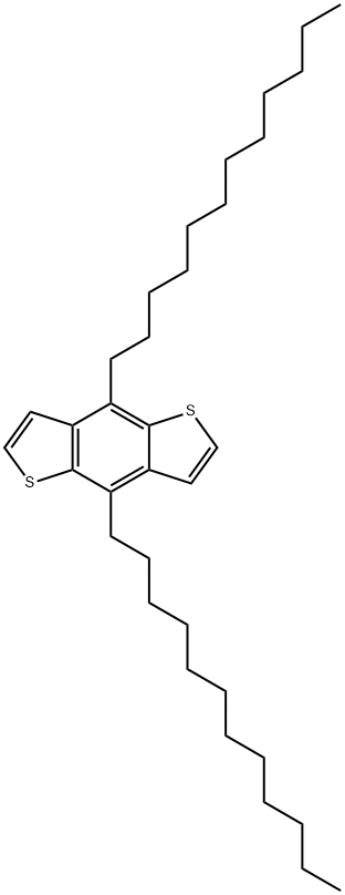 4,8-二十二烷基苯并[1,2-B:4,5-B']二噻吩(C12) 结构式