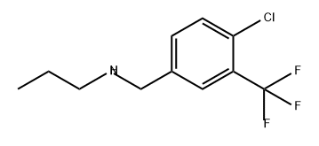 Benzenemethanamine, 4-chloro-N-propyl-3-(trifluoromethyl)- 结构式