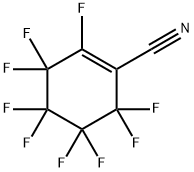1-Cyclohexene-1-carbonitrile, 2,3,3,4,4,5,5,6,6-nonafluoro- 结构式