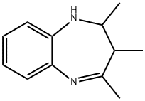 1H-?1,?5-?Benzodiazepine, 2,?3-?dihydro-?2,?3,?4-?trimethyl- (9CI) 结构式