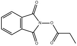 1H-异吲哚-1,3(2H)-二酮,2-(1-氧代丙氧基)- 结构式