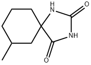 7-methyl-1,3-diazaspiro[4.5]decane-2,4-dione 结构式