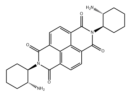 2,7-双((1R,2R)-2-氨基环己基)苯并[LMN][3,8]菲咯啉-1,3,6,8(2H,7H)-四酮 结构式