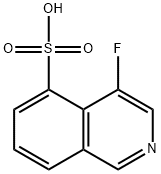 4-氟异喹啉-5-磺酸 结构式