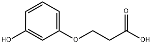 Propanoic acid, 3-(3-hydroxyphenoxy)- 结构式