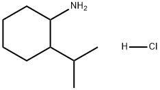 Cyclohexanamine, 2-(1-methylethyl)-, hydrochloride (1:1) 结构式