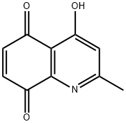 4-Hydroxy-2-methylquinoline-5,8-dione 结构式