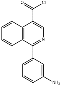 1-(3-Aminophenyl)isoquinoline-4-carbonyl chloride 结构式