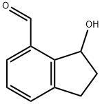 1H-Indene-4-carboxaldehyde, 2,3-dihydro-3-hydroxy- 结构式