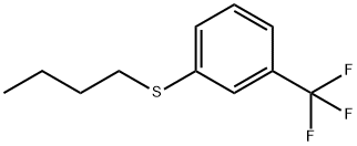 Benzene, 1-(butylthio)-3-(trifluoromethyl)- 结构式