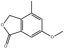 1(3H)-Isobenzofuranone, 6-methoxy-4-methyl- 结构式