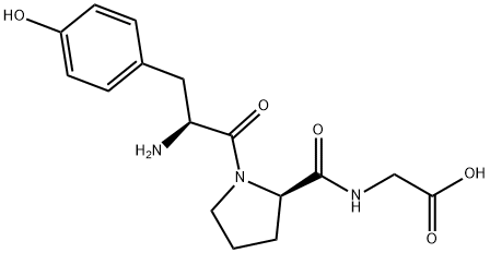 Glycine, N-(1-L-tyrosyl-D-prolyl)- (9CI) 结构式