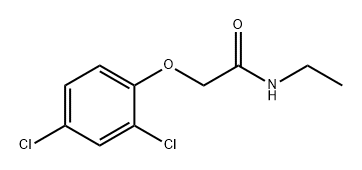 Acetamide, 2-(2,4-dichlorophenoxy)-N-ethyl- 结构式