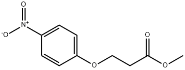 Propanoic acid, 3-(4-nitrophenoxy)-, methyl ester 结构式