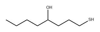 4-Octanol, 1-mercapto- 结构式