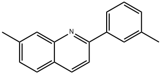 7-甲基-2-间甲苯基喹啉 结构式