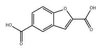 2,5-Benzofurandicarboxylic acid 结构式