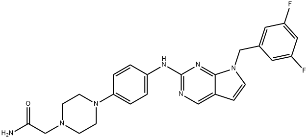 化合物AS1810722 结构式