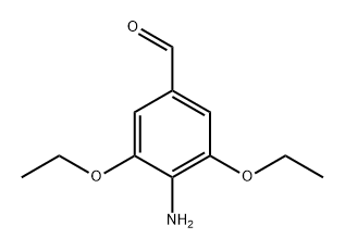 4-氨基-3,5-二乙氧基苯甲醛 结构式