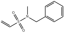 N-苄基-N-甲基乙烯磺酰胺 结构式