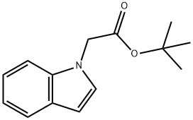 1H-Indole-1-acetic acid, 1,1-dimethylethyl ester 结构式