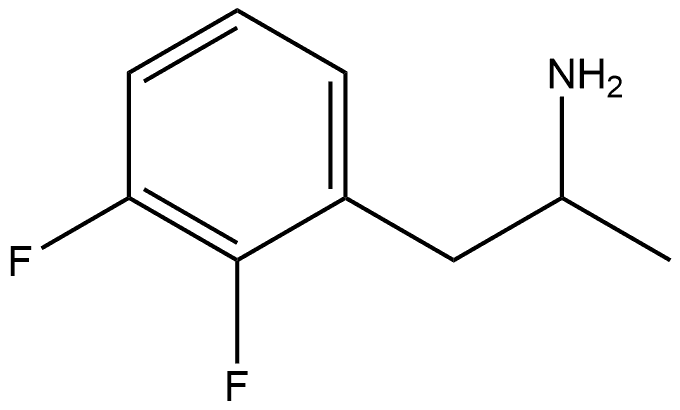 1-(2,3-difluorophenyl)propan-2-amine hydrochloride 结构式