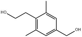 Benzeneethanol, 4-(hydroxymethyl)-2,6-dimethyl- 结构式