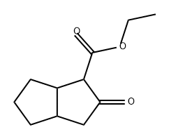 2-氧代八氢并环戊二烯-1-甲酸乙酯 结构式