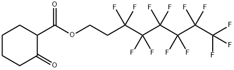 Cyclohexanecarboxylic acid, 2-oxo-, 3,3,4,4,5,5,6,6,7,7,8,8,8-tridecafluorooctyl ester 结构式