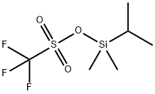二甲基(异丙基)硅烷基 三氟甲磺酸盐 结构式