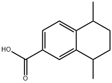 5,8-Dimethyl-5,6,7,8-tetrahydronaphthalene-2-carboxylic acid 结构式