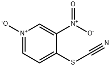 Thiocyanic acid, 3-nitro-4-pyridyl ester, oxide (7CI) 结构式