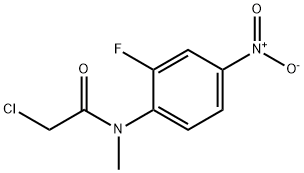 Acetamide, 2-chloro-N-(2-fluoro-4-nitrophenyl)-N-methyl- 结构式