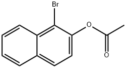 1-Bromonaphthalen-2-yl acetate 结构式