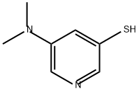 5-(dimethylamino)pyridine-3-thiol 结构式