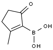 (2-Methyl-5-oxocyclopent-1-en-1-yl)boronic acid 结构式