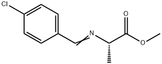 L-Alanine, N-[(4-chlorophenyl)methylene]-, methyl ester 结构式