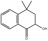 1(2H)-Naphthalenone, 3,4-dihydro-2-hydroxy-4,4-dimethyl- 结构式