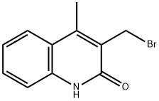 3-(Bromomethyl)-4-methylquinolin-2(1H)-one 结构式