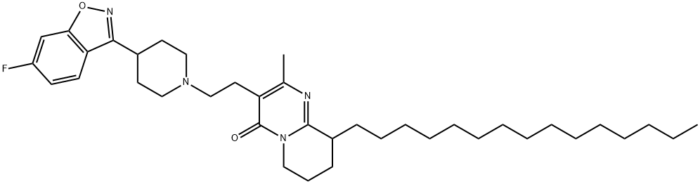 棕榈酸帕利哌酮光降解杂质 结构式