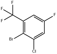 2-溴-1-氯-5-氟-3-(三氟甲基)苯 结构式