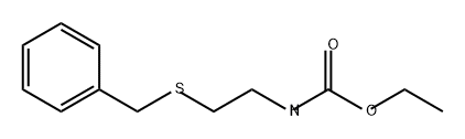 Carbamic acid, [2-[(phenylmethyl)thio]ethyl]-, ethyl ester (9CI) 结构式