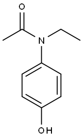 Acetamide, N-ethyl-N-(4-hydroxyphenyl)- 结构式