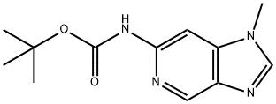 tert-Butyl (1-methyl-1H-imidazo[4,5-c]pyridin-6-yl)carbamate 结构式