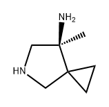 5-Azaspiro[2.4]heptan-7-amine, 7-methyl-, (7S)- 结构式