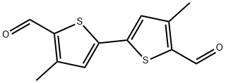 [2,2'-Bithiophene]-5,5'-dicarboxaldehyde, 4,4'-dimethyl- 结构式