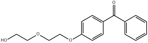 4-羟乙烯基氧基乙烯氧基二苯甲酮 结构式