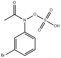 N-(sulfonatooxy)-3-bromoacetanilide 结构式