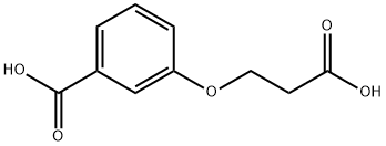 3-(2-Carboxyethoxy)benzoic acid 结构式