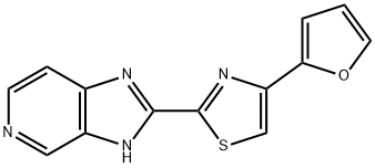 4-(Furan-2-yl)-2-(3H-imidazo[4,5-c]pyridin-2-yl)thiazole 结构式